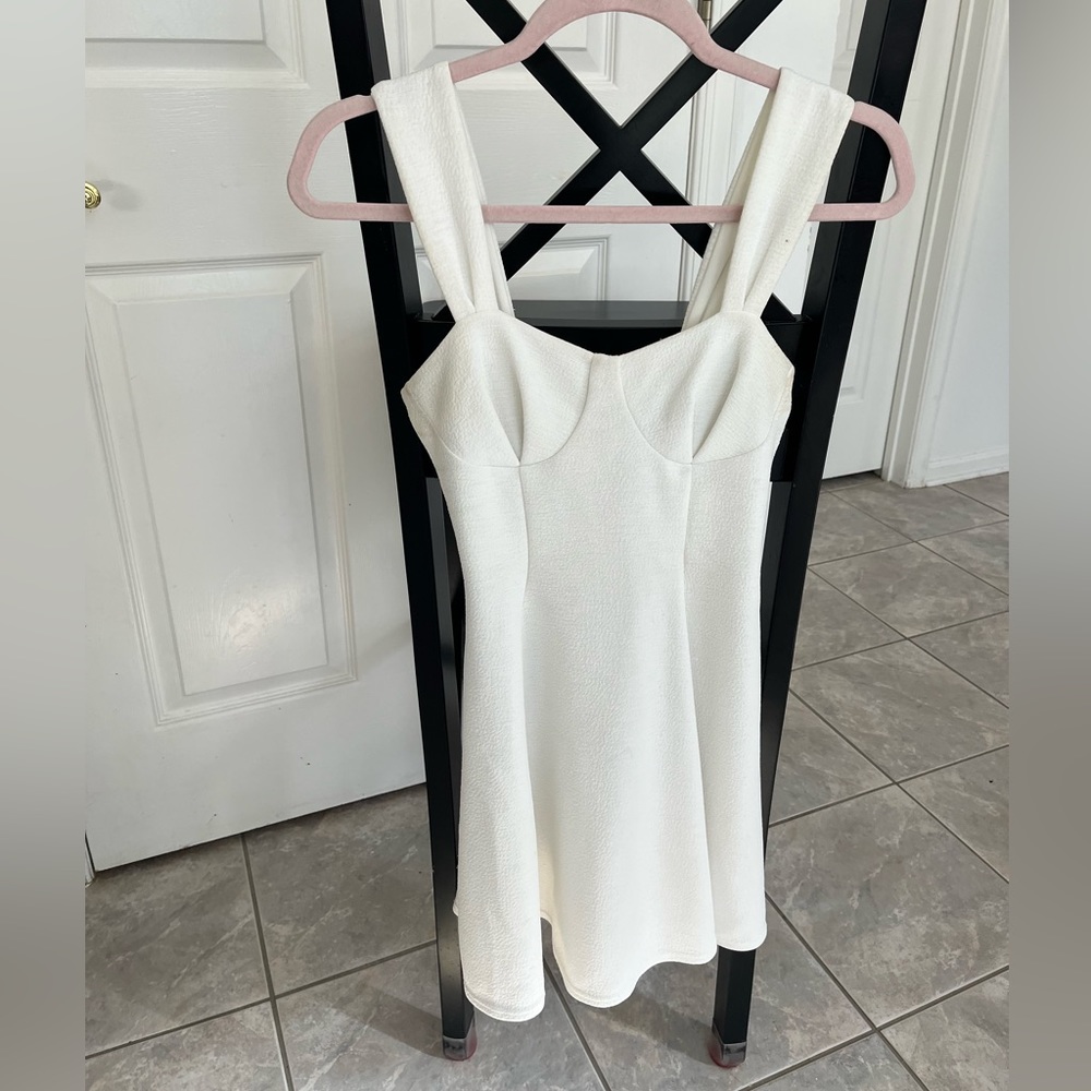 White skater dress ASOS